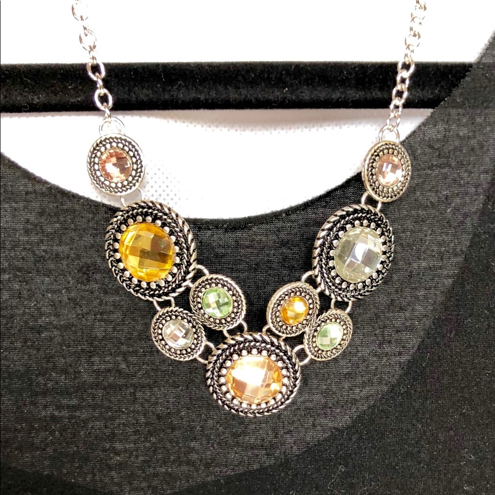 🆕 💎🎁Gem stone necklace